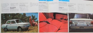 ZAZ 968 A 1200 Saporoshez Modelprogram 1974 Carbrochure (9714)